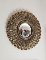 Wandspiegel- Heks Oog / Butler - Glas, Hars - Convexe pauw, Antiek en Kunst