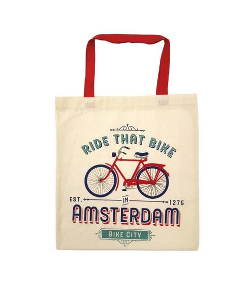 Tas katoen Amsterdam Ride That Bike, Kleding | Heren, Schoenen, Nieuw, Ophalen of Verzenden