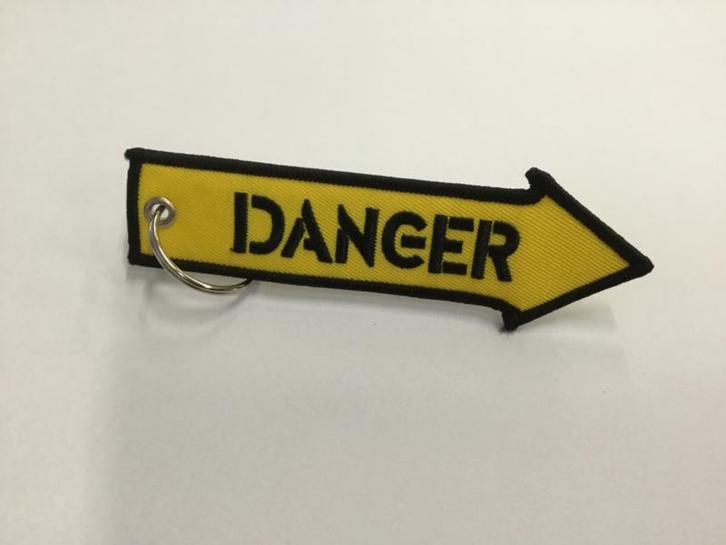 Danger sleutelhanger, Verzamelen, Sleutelhangers, Nieuw, Ophalen of Verzenden