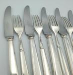 Elkington & Co - Bestekset (12) - Verzilverd - Art Deco