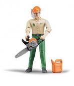 Bruder houthakker met kettingzaag en jerrycan, Ophalen of Verzenden, Nieuw