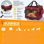 Reisbench hond - Draagtas hond - Transportbox - 70x52x52 cm, Verzenden, Zo goed als nieuw