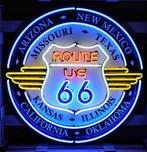 Route 66 All States Neon Verlichting XL 100 x 100 cm, Huis en Inrichting, Woonaccessoires | Tekstborden en Spreuken, Gebruikt