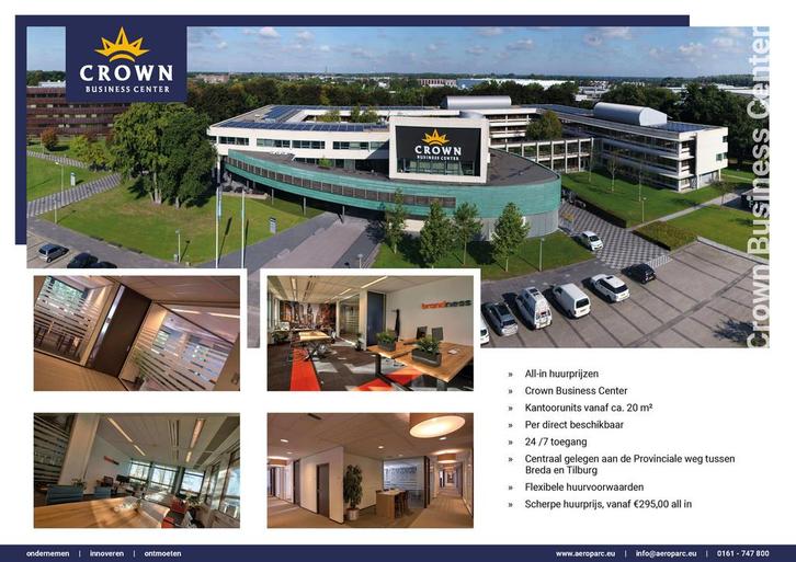 Kantoorruimte te huur Ericssonstraat 2 Breda, Zakelijke goederen, Bedrijfs Onroerend goed, Kantoorruimte, Huur