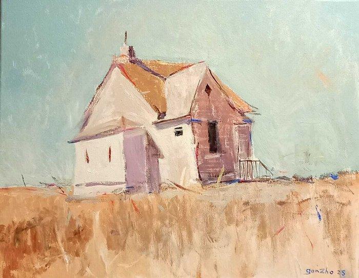 GONZHO - En algún rincón (No reserve), Antiek en Kunst, Kunst | Schilderijen | Modern