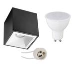 Voordeelset Opbouwspot Set - Pragmi Cliron Pro - GU10, Metaal of Aluminium, Nieuw, Ophalen of Verzenden, Led