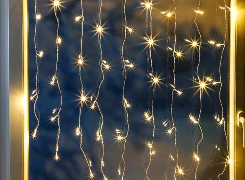HI LED Lichtgordijn - Lichtnet - 120LEDs - Voor buiten -, Huis en Inrichting, Lampen | Overige, Nieuw, Verzenden