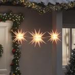 vidaXL Kerstlampen met LEDs 3 st inklapbaar wit, Diversen, Kerst, Verzenden, Nieuw