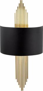 Asir 892OPV1345 Wandlamp - Zwart Goud van €109 voor €63, Ophalen of Verzenden, Nieuw