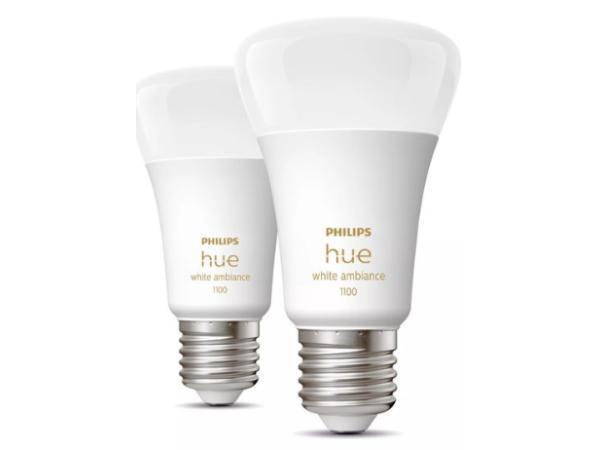 Veiling - Philips Hue standaard lamp E27 warm koel wit -2-pa, Huis en Inrichting, Lampen | Losse lampen