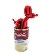 Koen Betjes (1992) - Pooping Balloon Dog (red) x Campbell, Antiek en Kunst