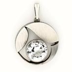 Zonder minimumprijs - Hanger Zilver - Witte Topaas, Sieraden, Tassen en Uiterlijk, Antieke sieraden