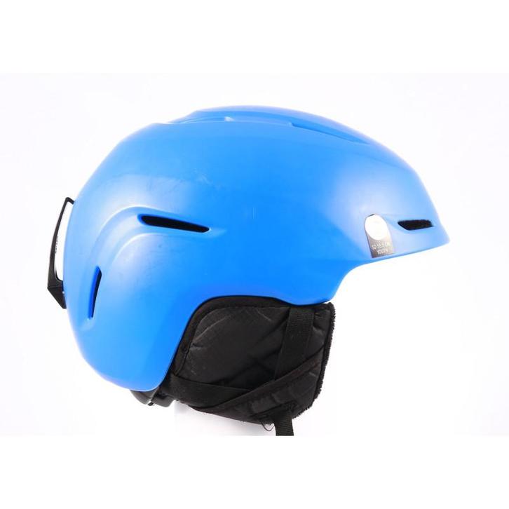 52 53 54 55 skihelm/snowboardhelm GIRO SPUR, Blue, verstelba, Sport en Fitness, Skiën en Langlaufen, Skiën, Overige typen, Gebruikt