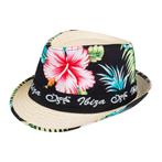 Hoed Fedora Ibiza Flowers, Ophalen of Verzenden, Nieuw