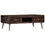 vidaXL Salontafel 100x60x35 cm massief gerecycled hout, 100 tot 150 cm, Verzenden, Nieuw, 50 tot 100 cm