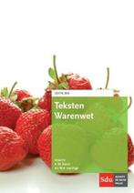 Teksten warenwet editie 2016 9789012398022 Marco Kunst, Boeken, Verzenden, Zo goed als nieuw, Marco Kunst