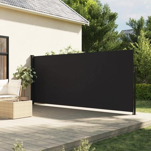 vidaXL Windscherm uittrekbaar 160x600 cm zwart, Tuin en Terras, Zonneschermen, Nieuw, Verzenden