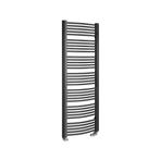 Handdoekradiator Sapho Egeon Gebogen 59.5x174.2 cm Antraciet, Ophalen of Verzenden, Nieuw, Overige typen