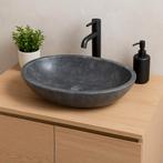Wasbak | Wastafel | Marmer | 60x40x12 | Natuursteen | Grijs, Doe-het-zelf en Verbouw, Verzenden, Nieuw, Steen, Wastafel
