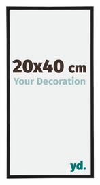 Fotolijst 20x40 cm - Zwart Mat - Kunststof - Annecy, Huis en Inrichting, Woonaccessoires | Lijsten, Verzenden, Nieuw