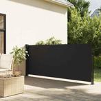 vidaXL Windscherm uittrekbaar 117x300 cm zwart, Tuin en Terras, Verzenden, Nieuw