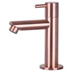 Differnz Flat fonteinset beton lichtgrijs - kraan recht rood, Doe-het-zelf en Verbouw, Sanitair, Verzenden, Nieuw