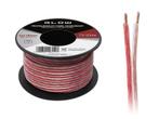 Luidsprekerkabel OFC 2 x 1.00 mm zwart/rood op rol 10 meter, Audio, Tv en Foto, Ophalen of Verzenden, Nieuw, 10 meter of meer