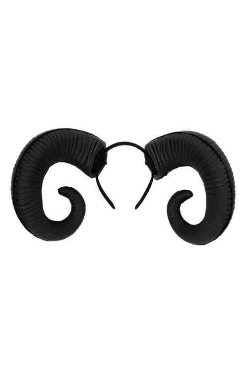 Haarband Hoorns Zwart Diadeem Demoon Duivel Ram Bok Haar Ban, Kleding | Dames, Carnavalskleding en Feestkleding, Accessoires, Nieuw