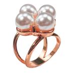 Fako Bijoux - Sjaalklem - Parel Quattro - 4 Parels -, Sieraden, Tassen en Uiterlijk, Broches, Verzenden, Nieuw