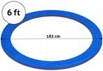 Trampoline rand - 180-183 cm - 6FT - blauw, Nieuw, Ophalen of Verzenden