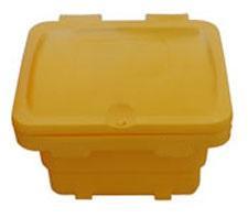 Zoutkist, opslagkist 350 ltr - GEEL, Zakelijke goederen, Overige Zakelijke goederen, Ophalen of Verzenden