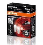 Osram Night Breaker 12V LED W5W - 2 stuks, Verzenden, Nieuw