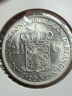 Nederland. Wilhelmina. 2 1/2 Gulden 1937 (Zonder, Postzegels en Munten, Munten | Nederland