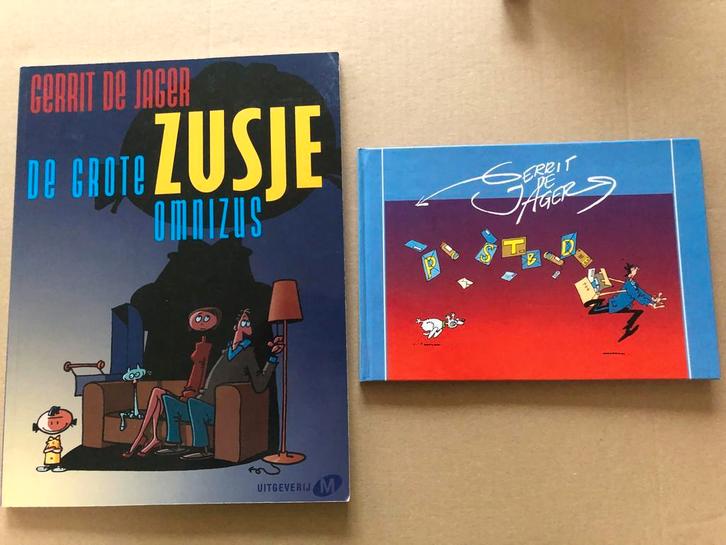 2 Collectors Items Gerrit de Jager - Postbode / Zusje, Verzamelen, Stripfiguren, Boek of Spel, Zo goed als nieuw, Ophalen of Verzenden