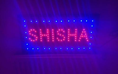 Shisha waterpijp LED bord verlichting lichtbak reclamebord #, Verzamelen, Merken en Reclamevoorwerpen, Nieuw, Verzenden