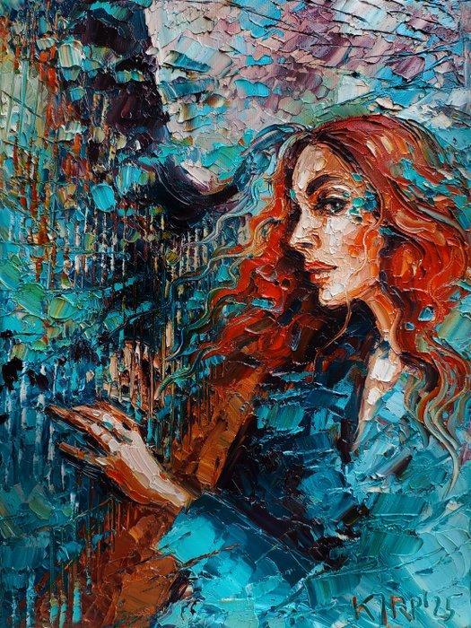 Krystyna Ró-Pasek - DOTYK WIATA, Antiek en Kunst, Kunst | Schilderijen | Modern