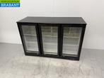 Barkoeling 3 Glazen Klapdeuren 133,5 cm 230V Horeca, Ophalen of Verzenden, Gebruikt