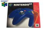 Mario64.nl: Nintendo 64 Controller Blue in Doos - iDEAL!, Spelcomputers en Games, Spelcomputers | Nintendo 64, Ophalen of Verzenden