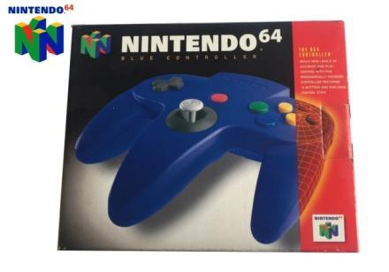 Mario64.nl: Nintendo 64 Controller Blue in Doos - iDEAL!, Spelcomputers en Games, Spelcomputers | Nintendo 64, Zo goed als nieuw
