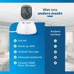 AyeCam Beveiligingscamera met App - WiFi - Bewegingssensor -, Ophalen of Verzenden, Zo goed als nieuw