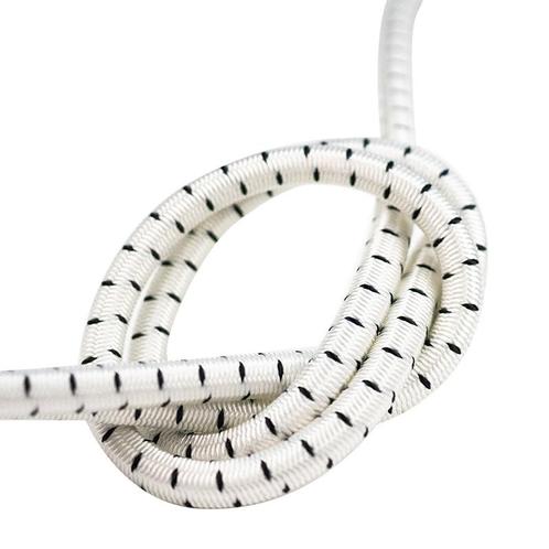 Elastisch koord 12mm zwart-wit gestreept op rol - 10 meter, Doe-het-zelf en Verbouw, Overige Doe-het-zelf en Verbouw, Nieuw, Ophalen of Verzenden