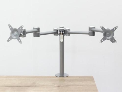 Monitorarm Dataflex - geschikt voor 2 monitoren - aluminium, Computers en Software, Monitoren, Gebruikt, Ophalen of Verzenden