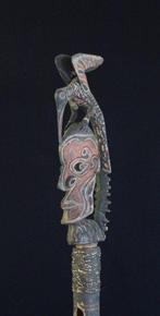 Zeremonialflöte van 82 cm van de Iatmül uit het Midden, Antiek en Kunst, Kunst | Niet-Westerse kunst