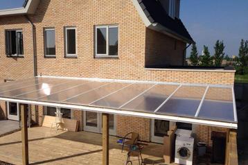 compleet dakpakket kanaalplaten 16mm + profielen  500x300cm beschikbaar voor biedingen