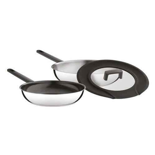 BergHOFF Essentials Uqonic Downdraft Koekenpannenset - 3 Del, Huis en Inrichting, Keuken | Potten en Pannen, Verzenden