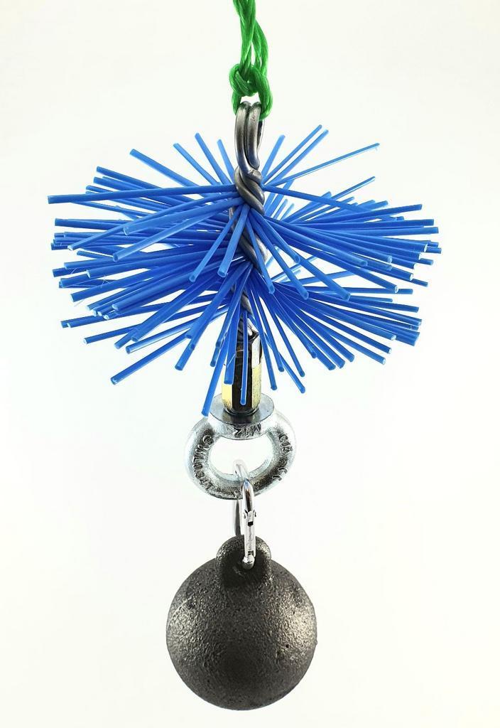 Kogel schoorsteen veegset 180 mm Nylon met 2 kg kogel, Doe-het-zelf en Verbouw, Verwarming en Radiatoren, Nieuw, Ophalen of Verzenden