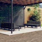vidaXL 7-delige Loungeset met antracietkleurige kussens, Verzenden, Nieuw, Loungeset
