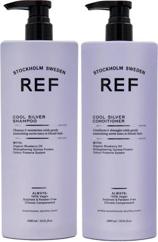 REF Cool Silver Duo (Shampoo), Sieraden, Tassen en Uiterlijk, Uiterlijk | Haarverzorging, Nieuw, Verzenden