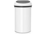 Brabantia Touch Bin Prullenbak - 60 liter - White, Huis en Inrichting, Verzenden, Zo goed als nieuw