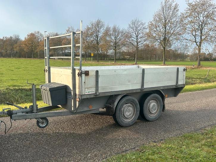 Anssems/ aanhanger/ aanhangwagen/ geremd/ 278x159/ 2000 kg, Auto diversen, Aanhangers en Bagagewagens, Gebruikt